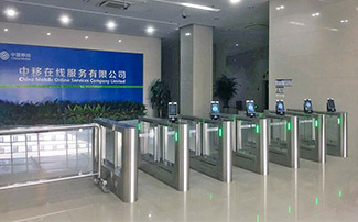 Face recognition turnstile speed gate