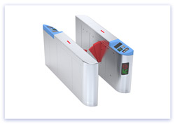 Auto ticket flap barrier turnstile